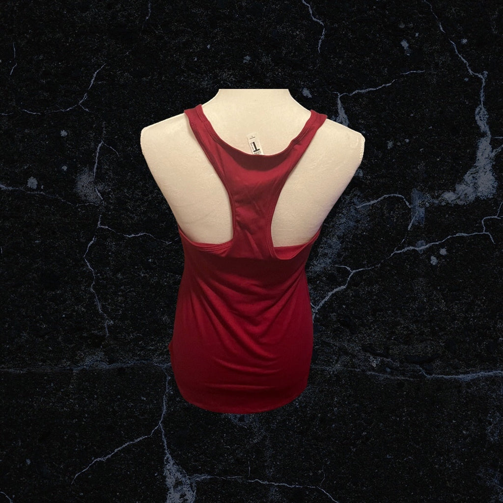 Printed Razor Back Tank Top (Sugar Skull)