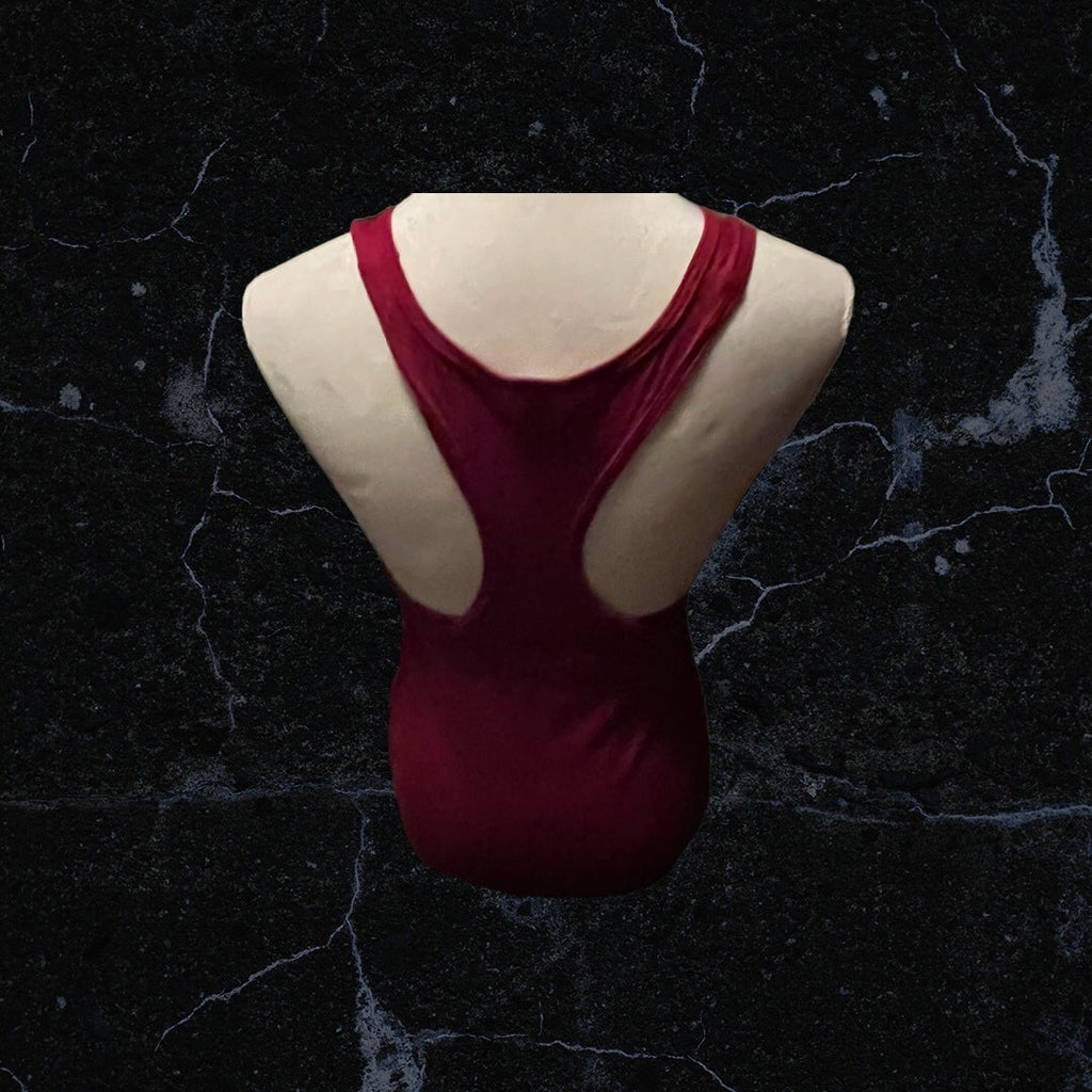 Printed Ideal T Razor Back Tank Top (Camping)