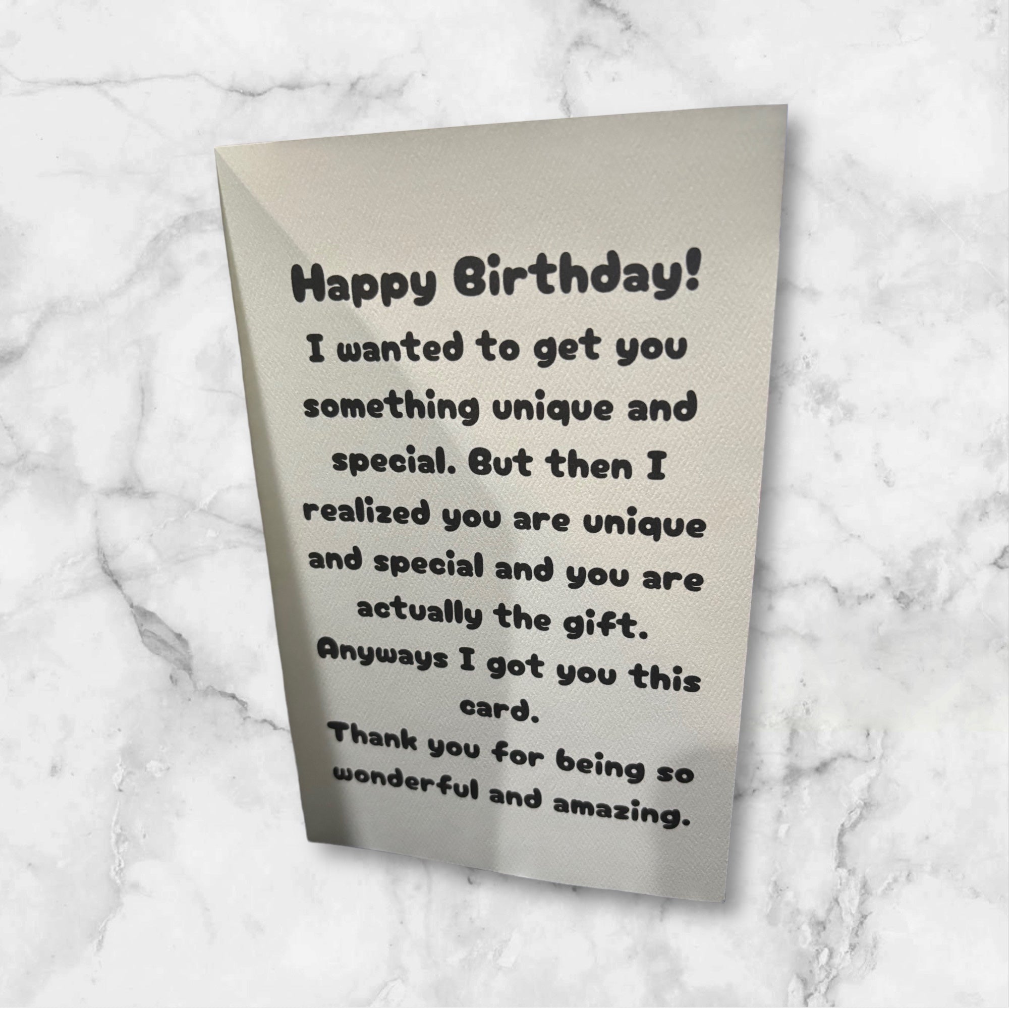 Printed Birthday Card (Minion)