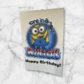Printed Birthday Card (Minion)