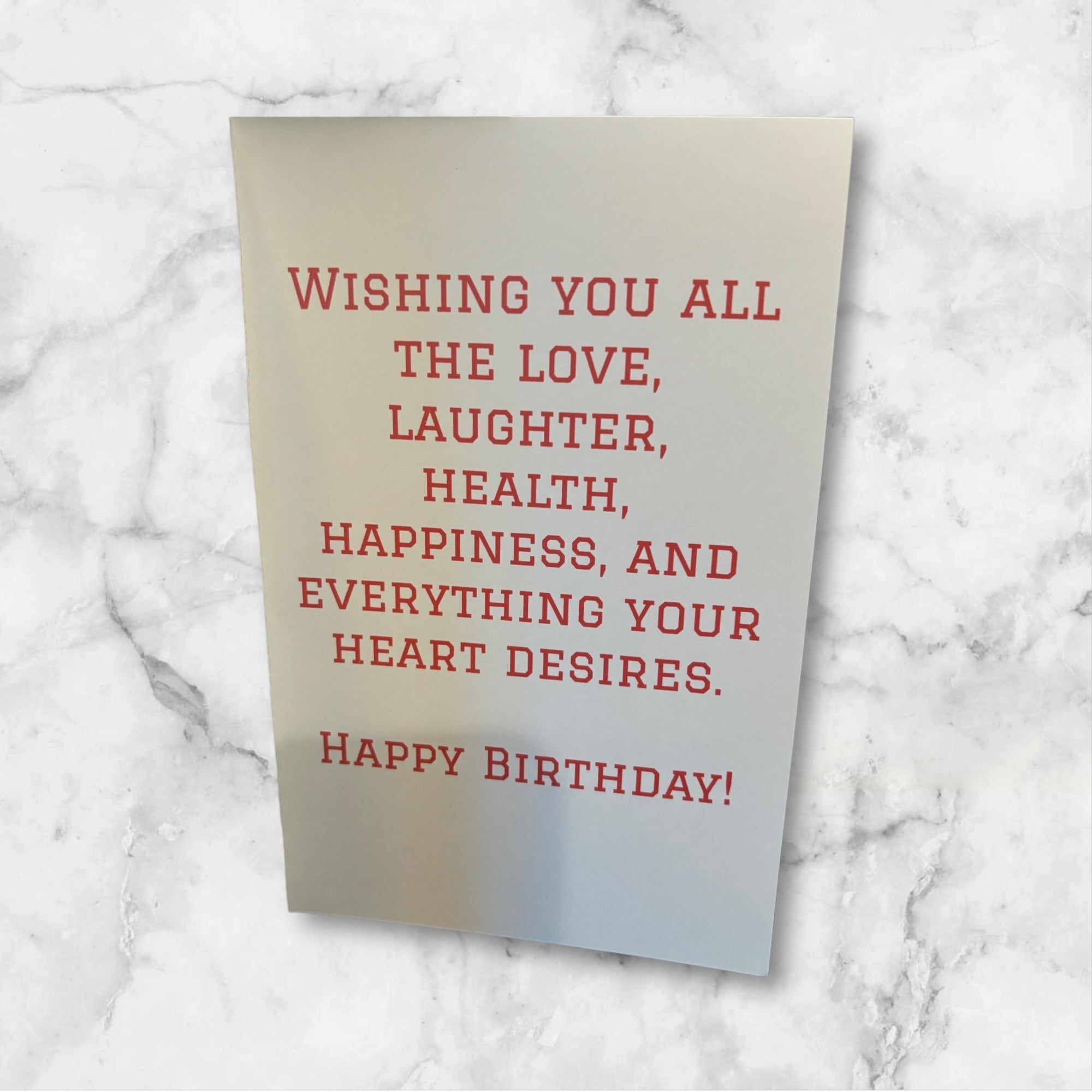 Printed Birthday Card (KC)