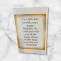 Printed Birthday Card (KC)