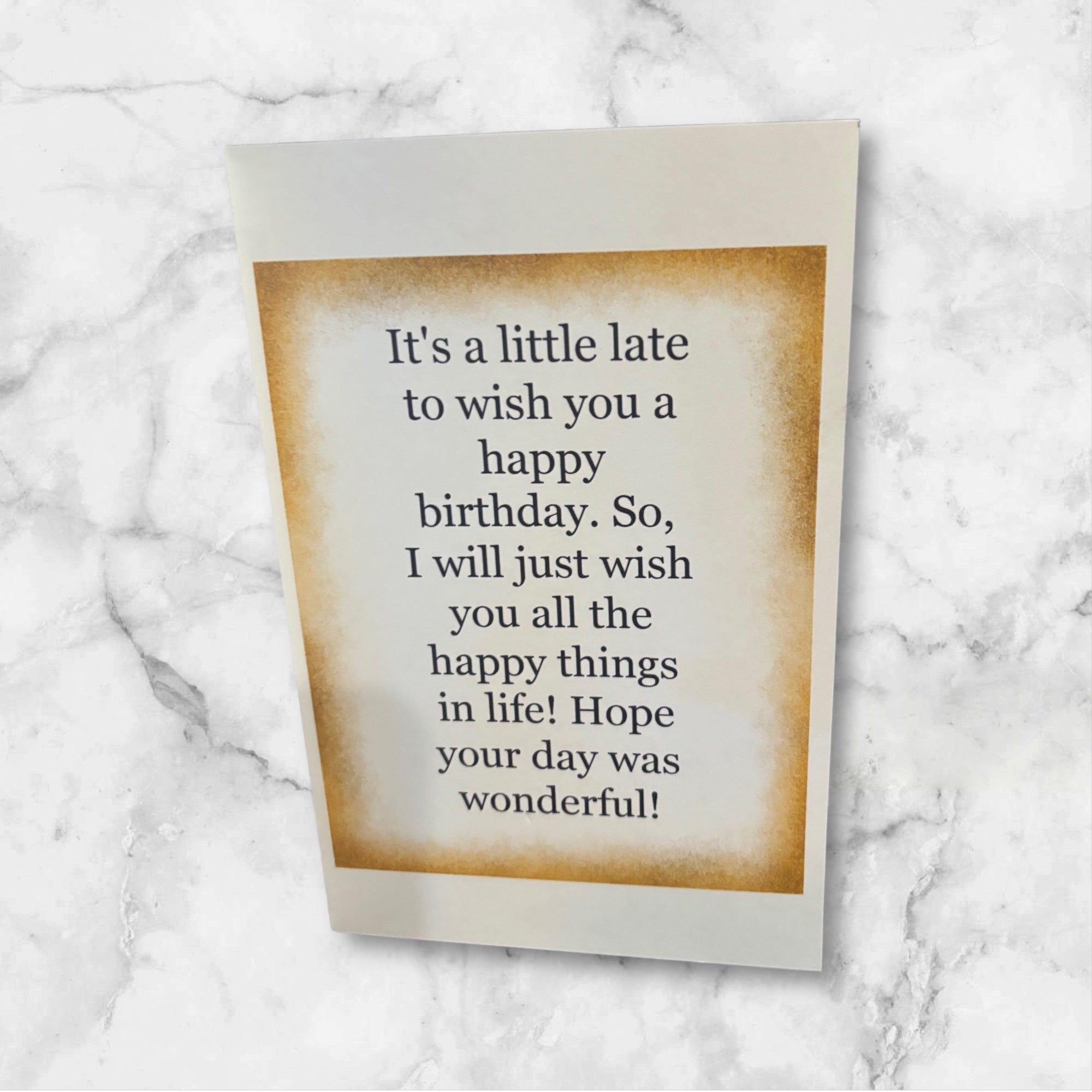 Printed Birthday Card (KC)