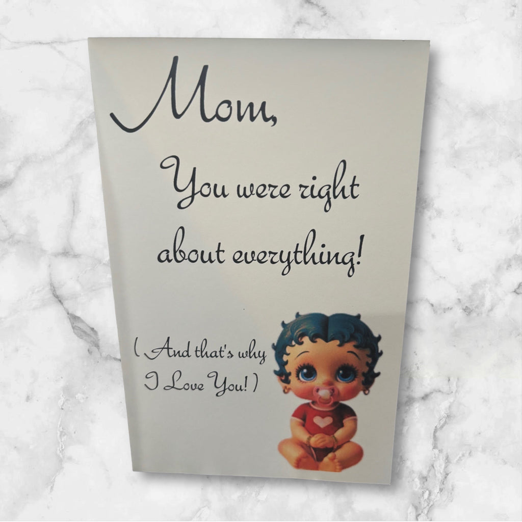 Printed Mother's Day Card (BabyB)