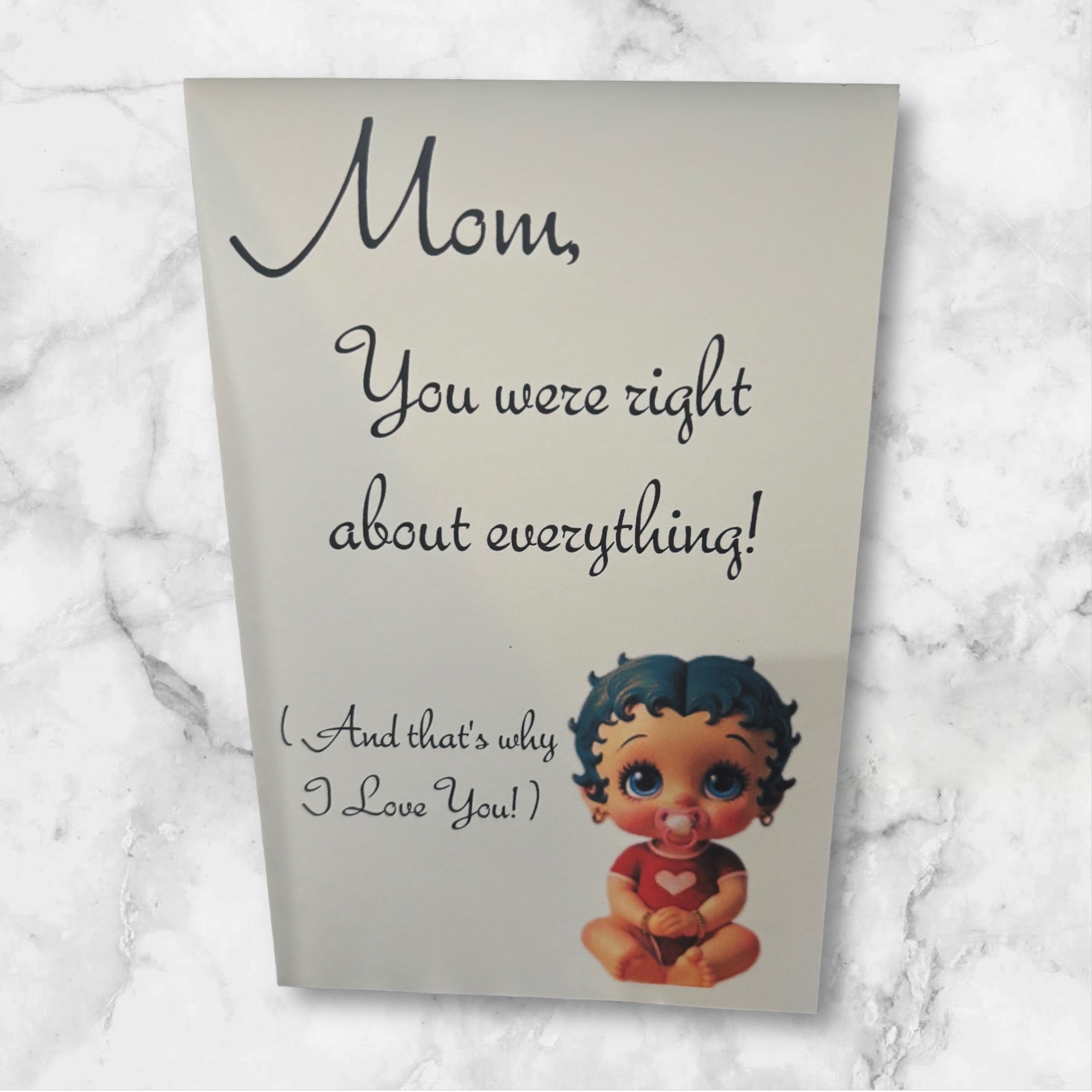 Printed Mother's Day Card (BabyB)
