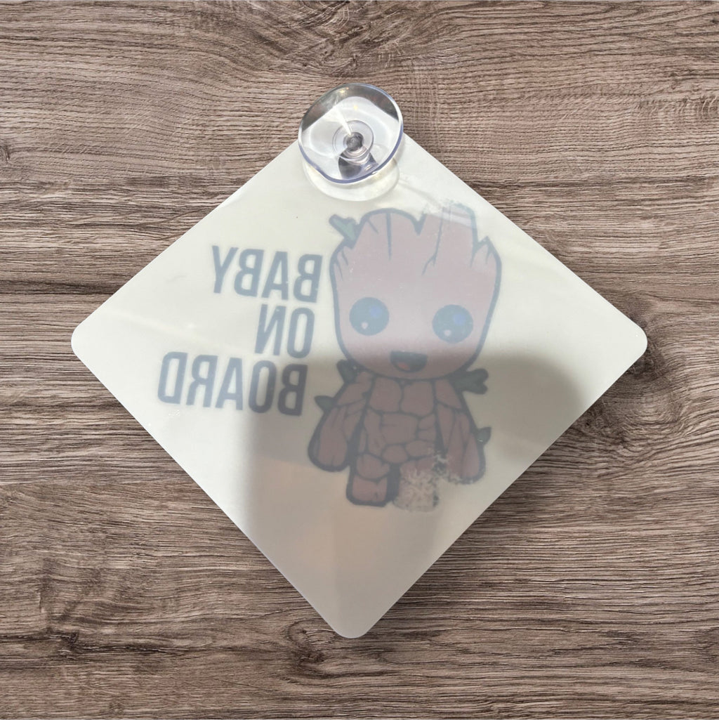 Printed On Board Sign (Stick)