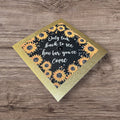 Printed Graduation Hat Topper (Sunflower)