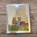 Printed Sign in a frame (Pooh)