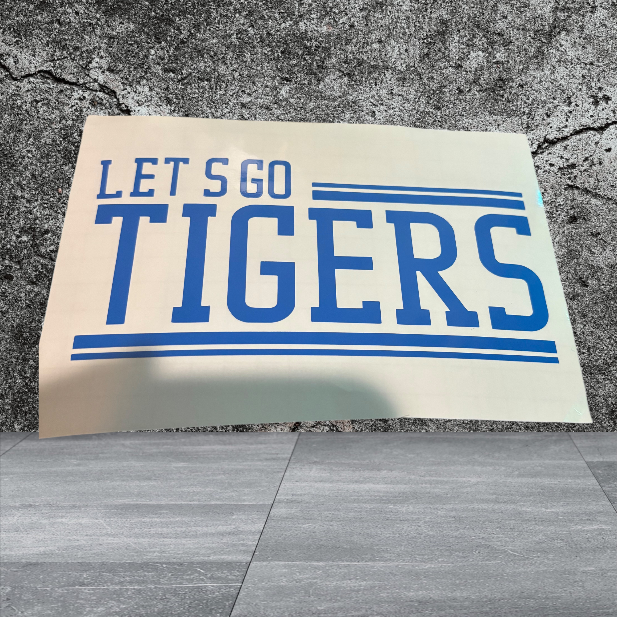 Vinyl decal Tiger