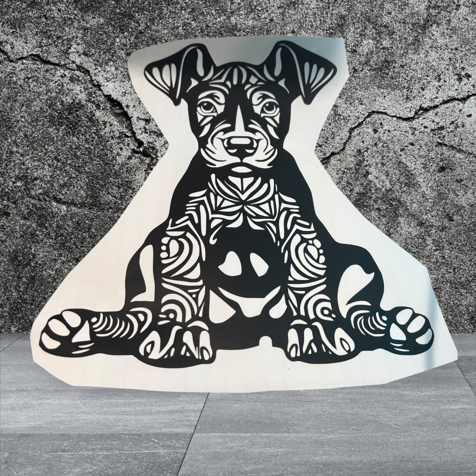 Vinyl decal Doberman