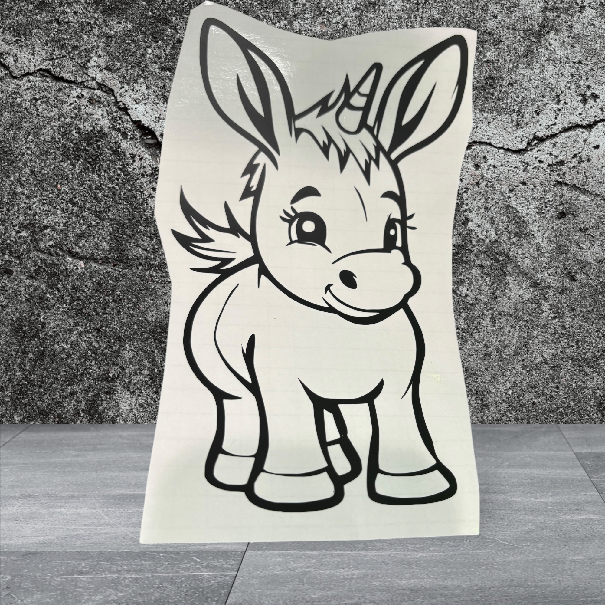 Vinyl decal Donkey