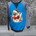 Printed Youth Sweatshirt (Christmas Pug)