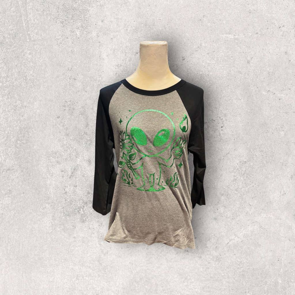 Printed Adult Bella-Canvas Longsleeve T-shirt (Alien)