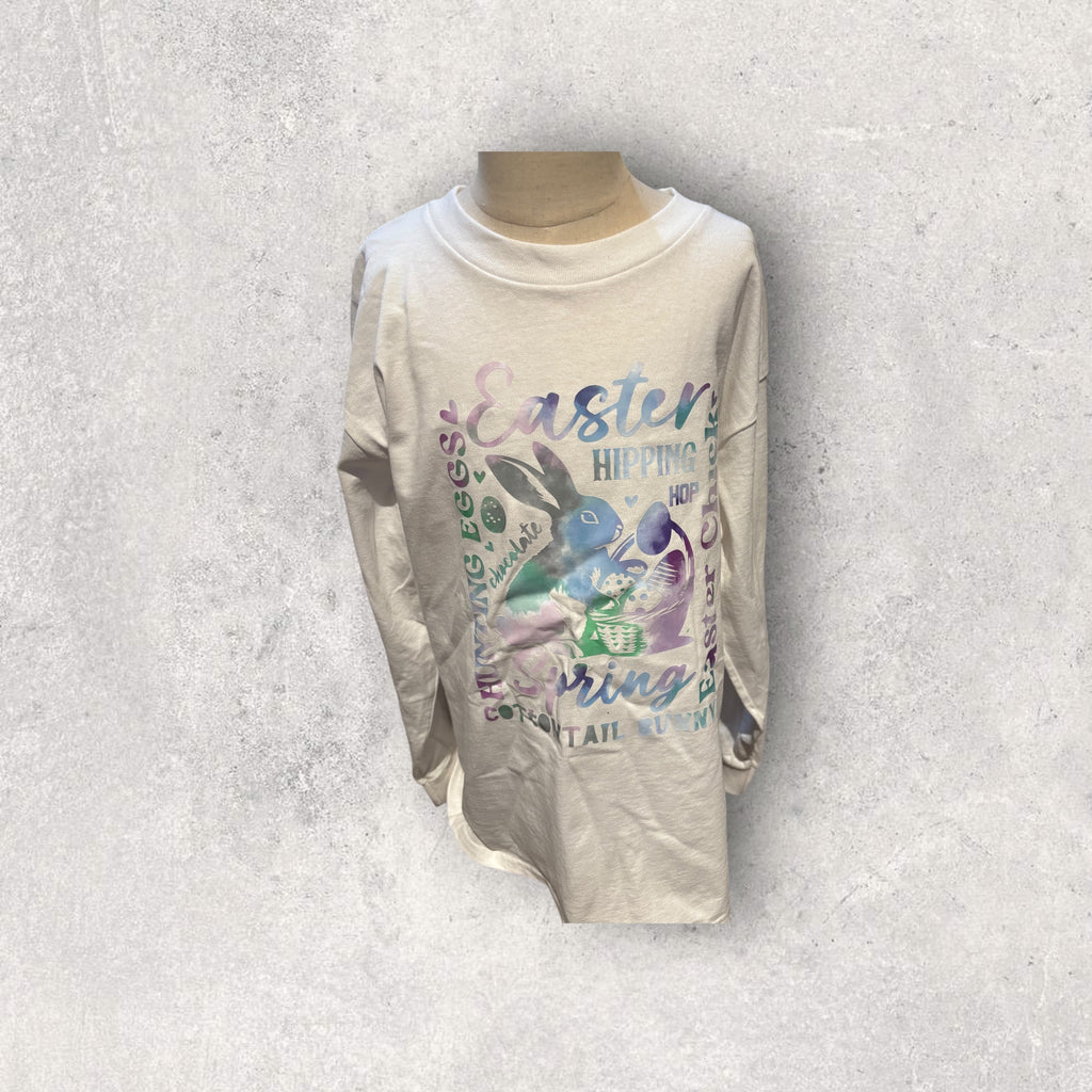 Youth Printed Longsleeve T-shirt (Easter)