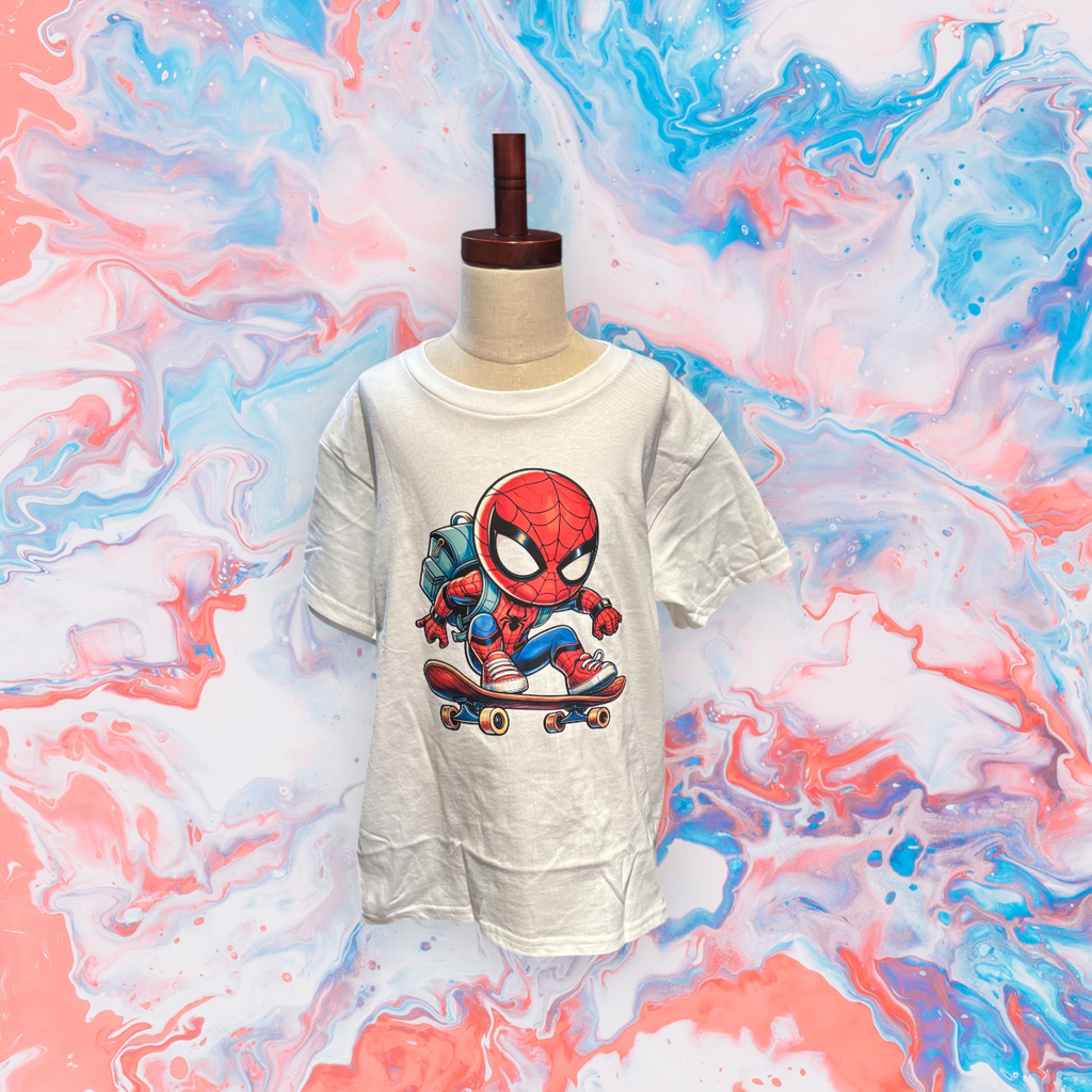 Printed Youth T-shirt (Spiderman)