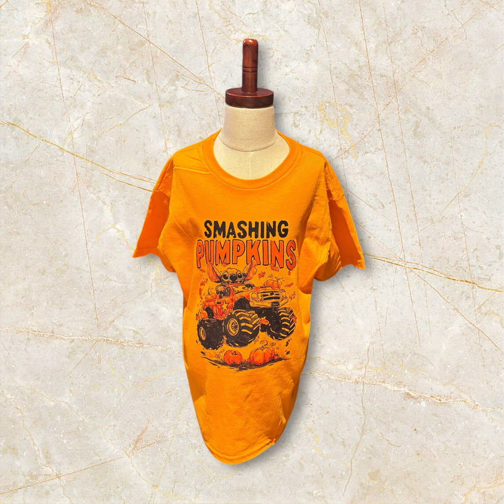 Printed Youth T-shirt (Stitch Halloween)