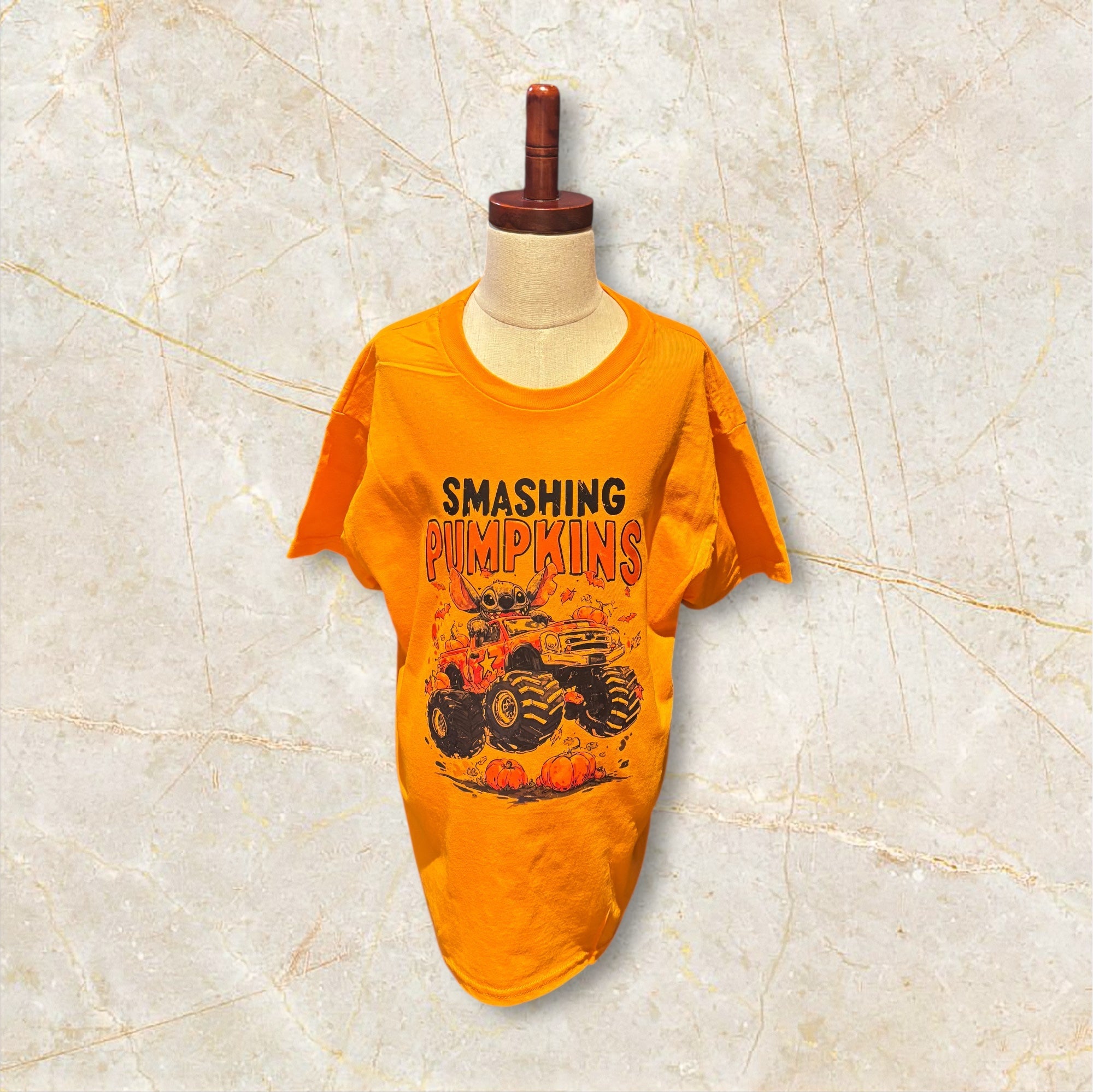Printed Youth T-shirt (Stitch Halloween)