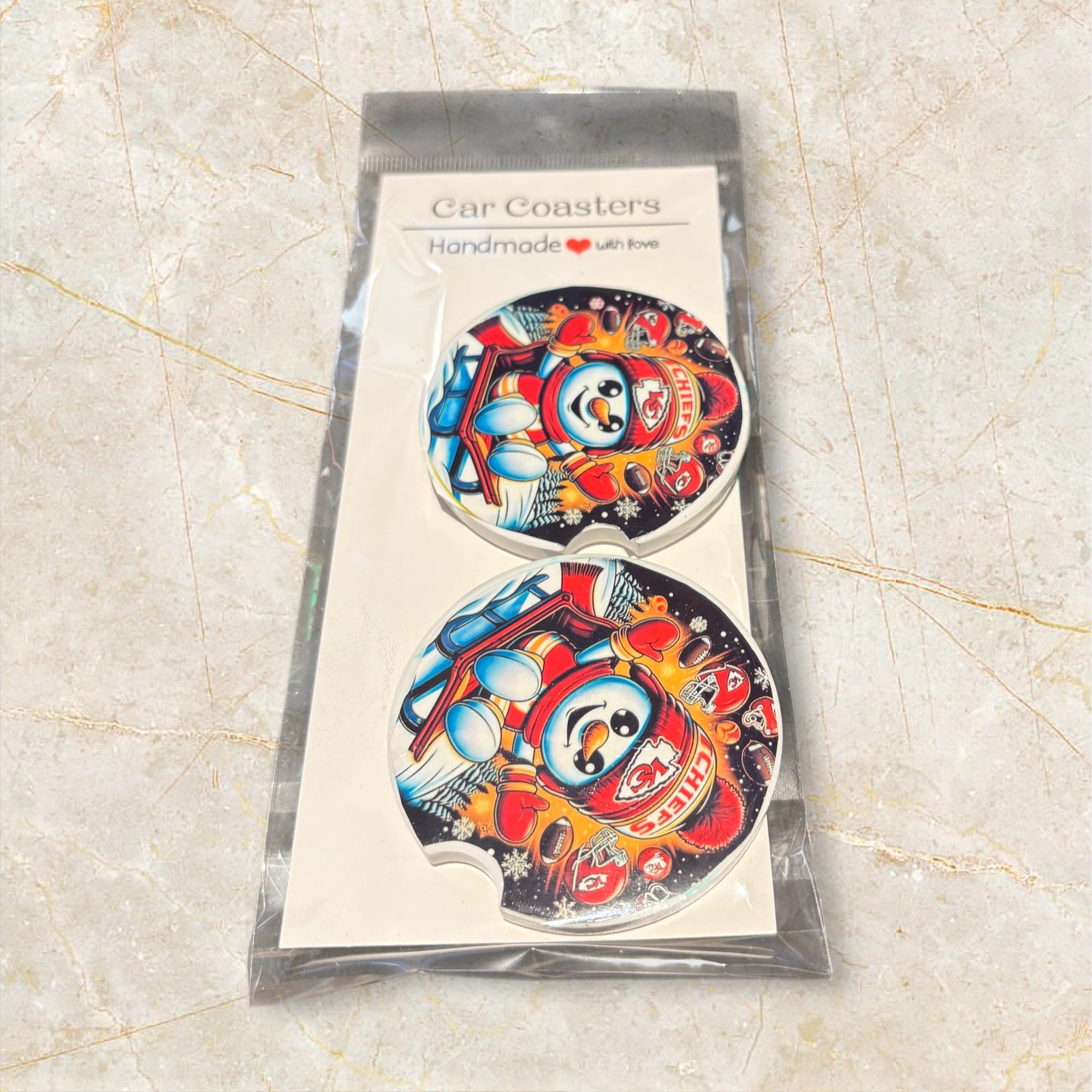 Printed Car Coaster Set (KC)