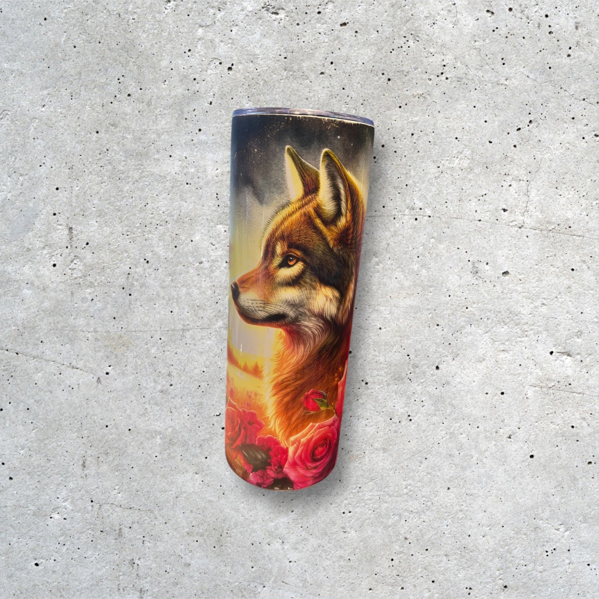 Printed 20oz Tumbler (Wolf)
