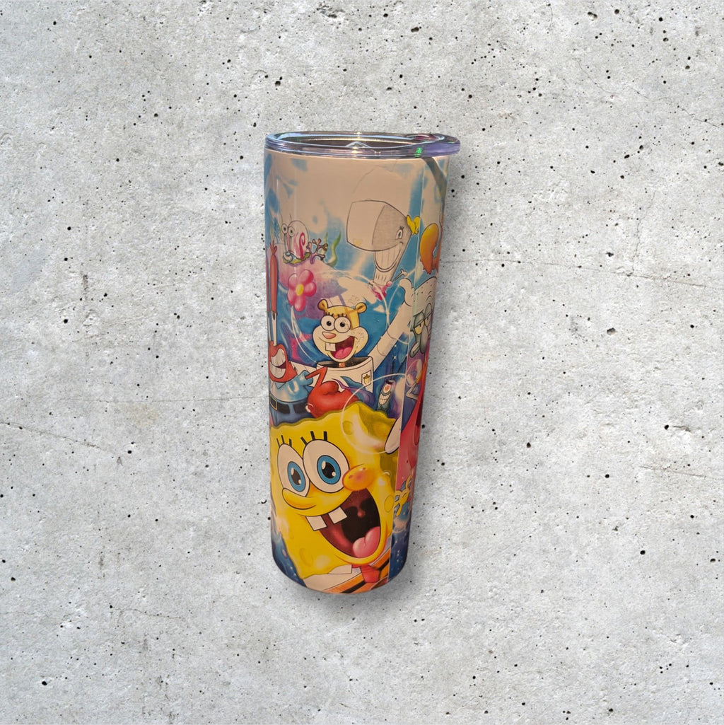 Printed 20oz Tumbler (Sponge Bob)
