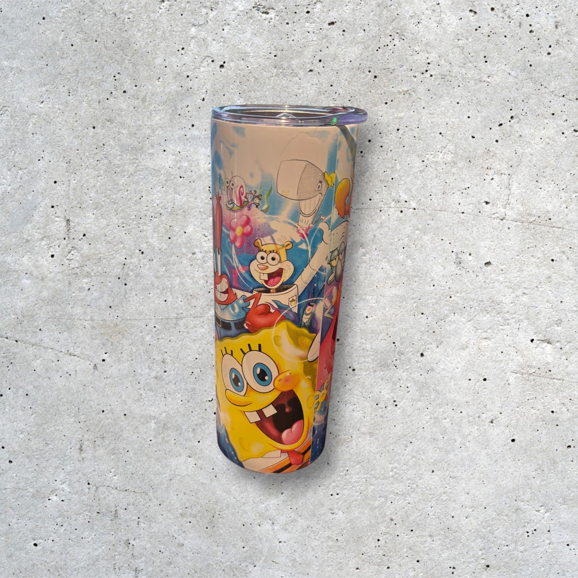 Printed 20oz Tumbler (Sponge Bob)