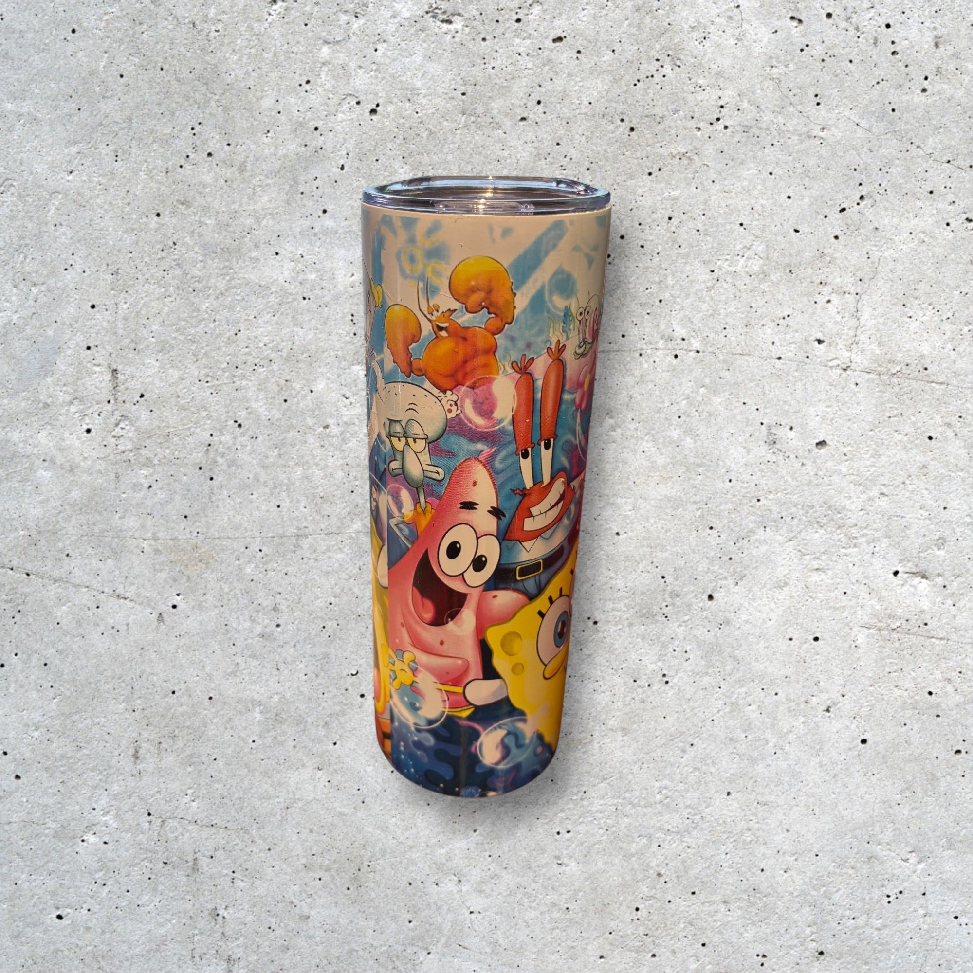 Printed 20oz Tumbler (Sponge Bob)