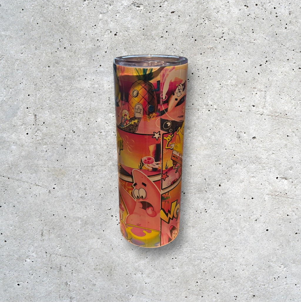 Printed 20oz Tumbler (Sponge Bob)