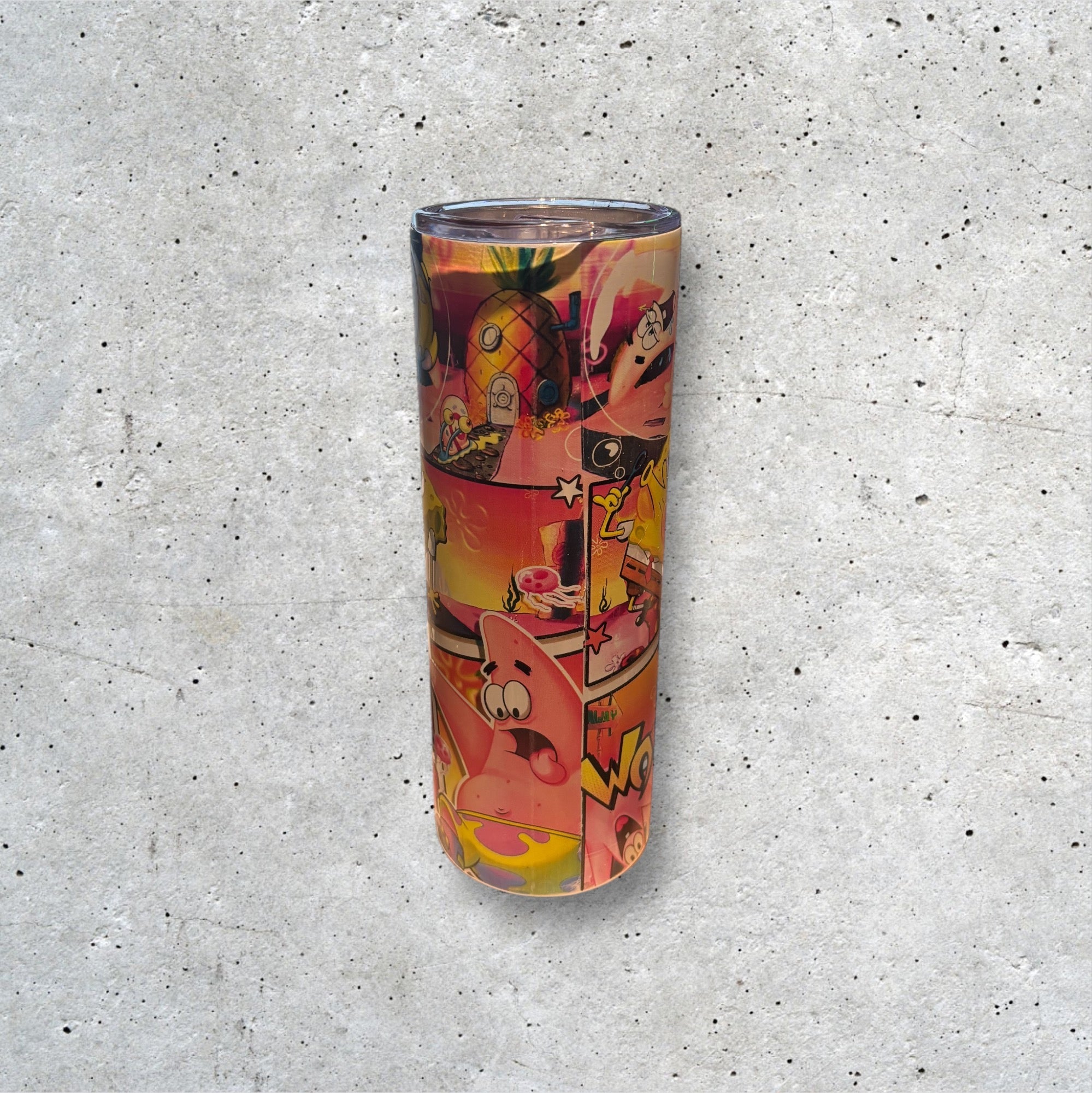 Printed 20oz Tumbler (Sponge Bob)