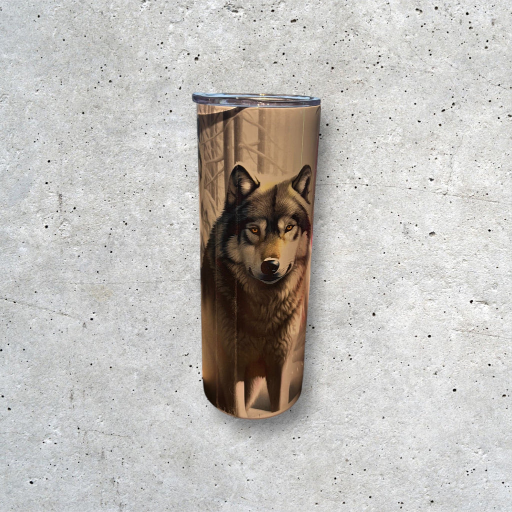 Printed 20oz Tumbler (Wolf)