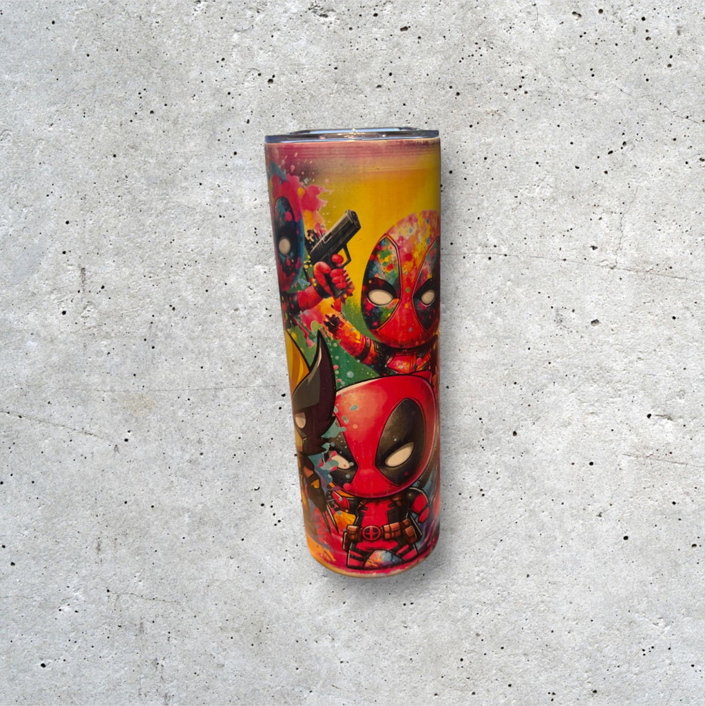 Printed 20oz Tumbler (Baby Deadpool)
