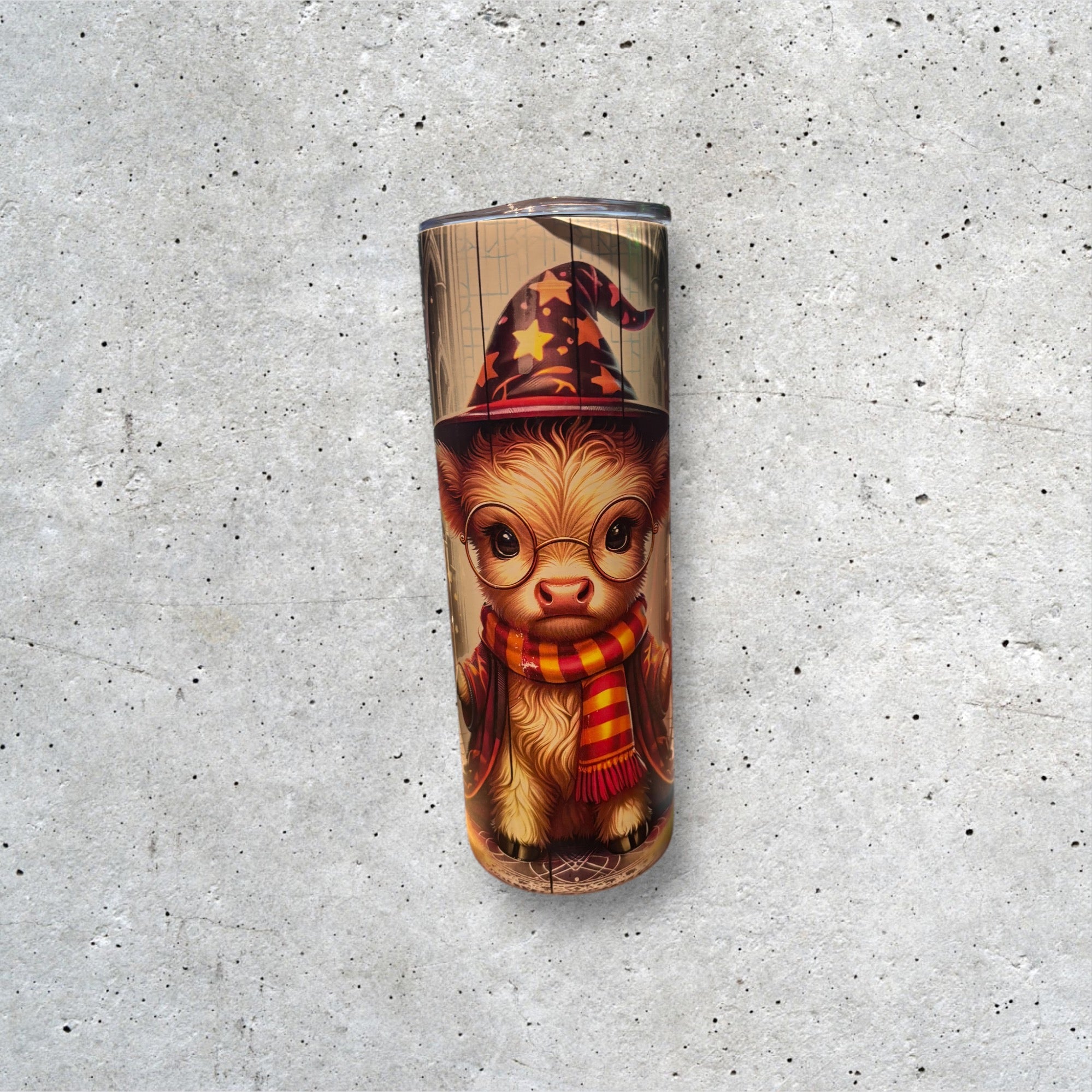 Printed 20oz Tumbler (Cow Wizard)