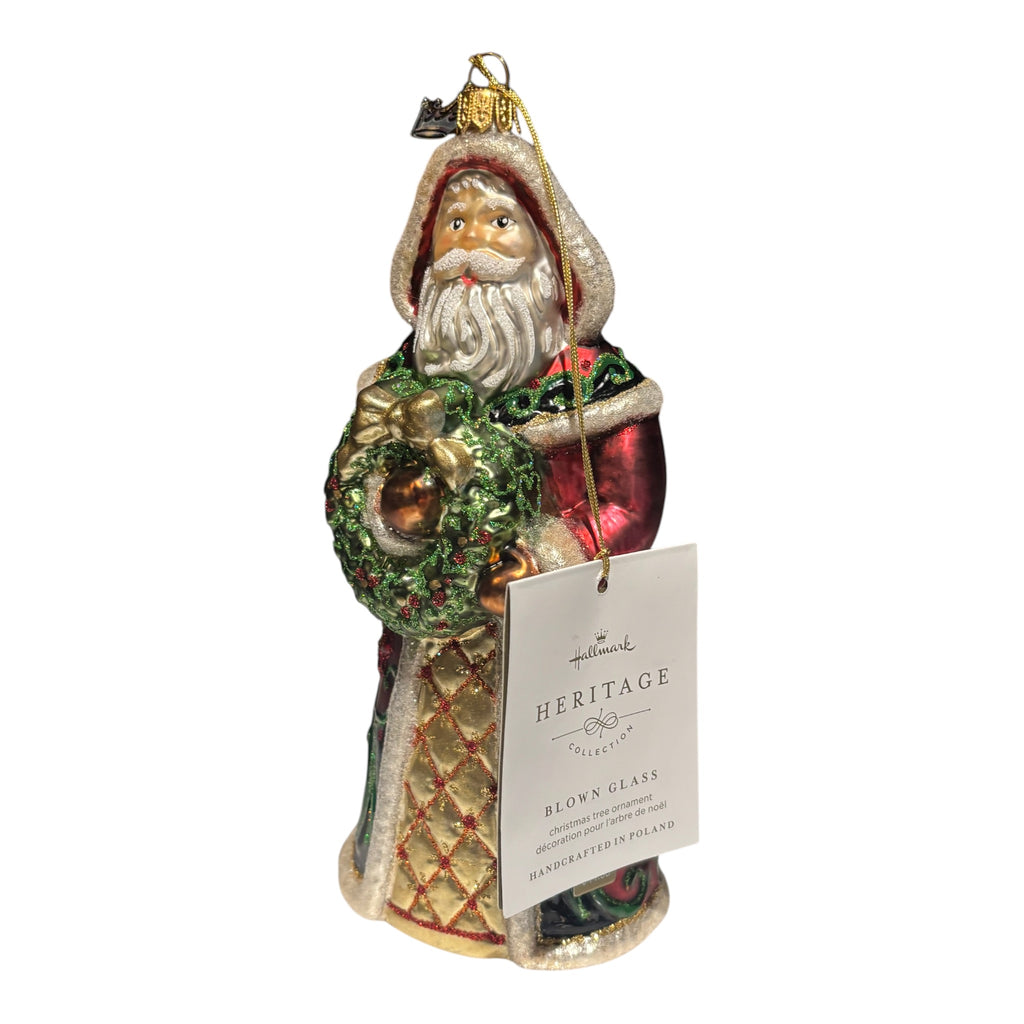 2017 Heritage Old World Santa (Blown Glass)