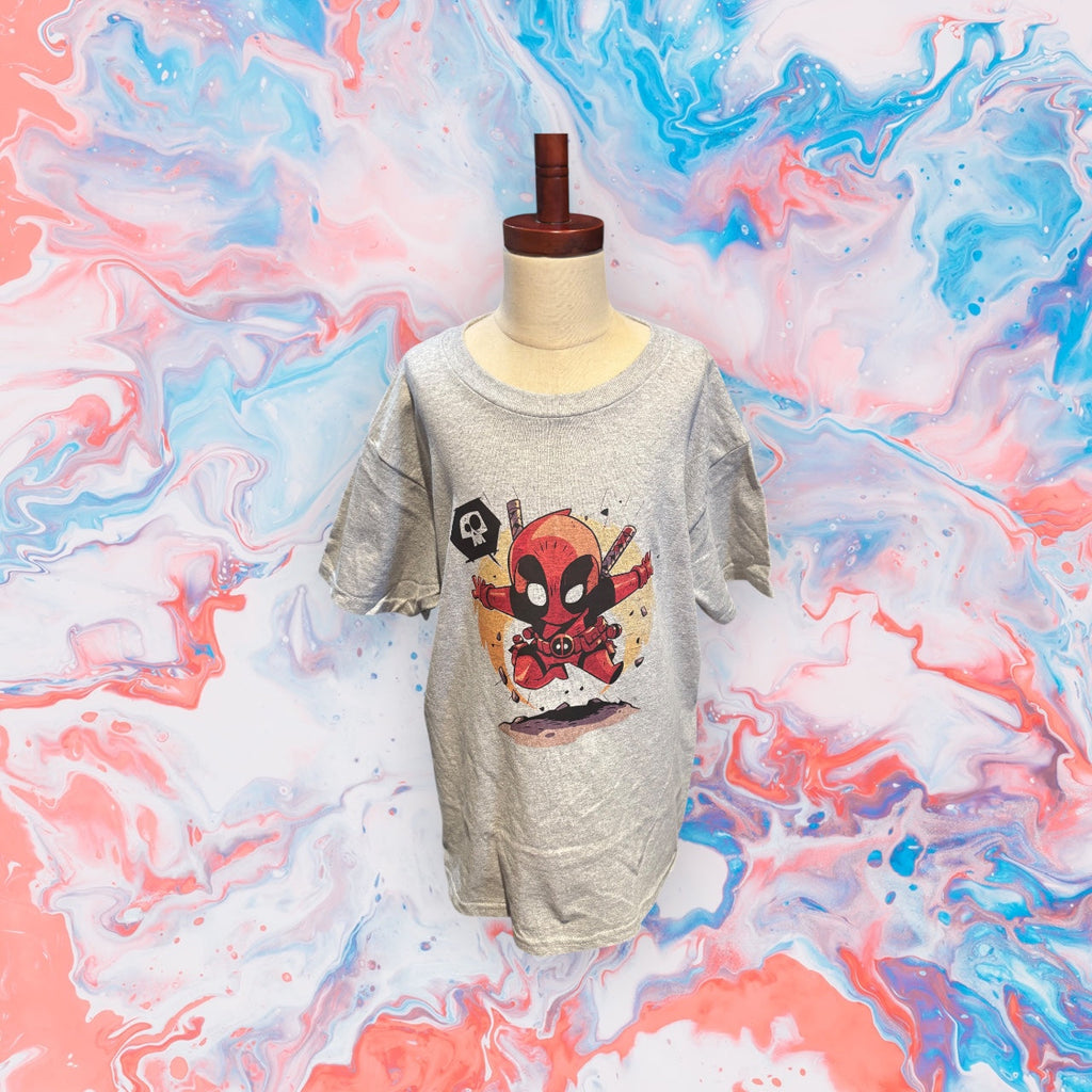 Printed Youth T-shirt (Deadpool)