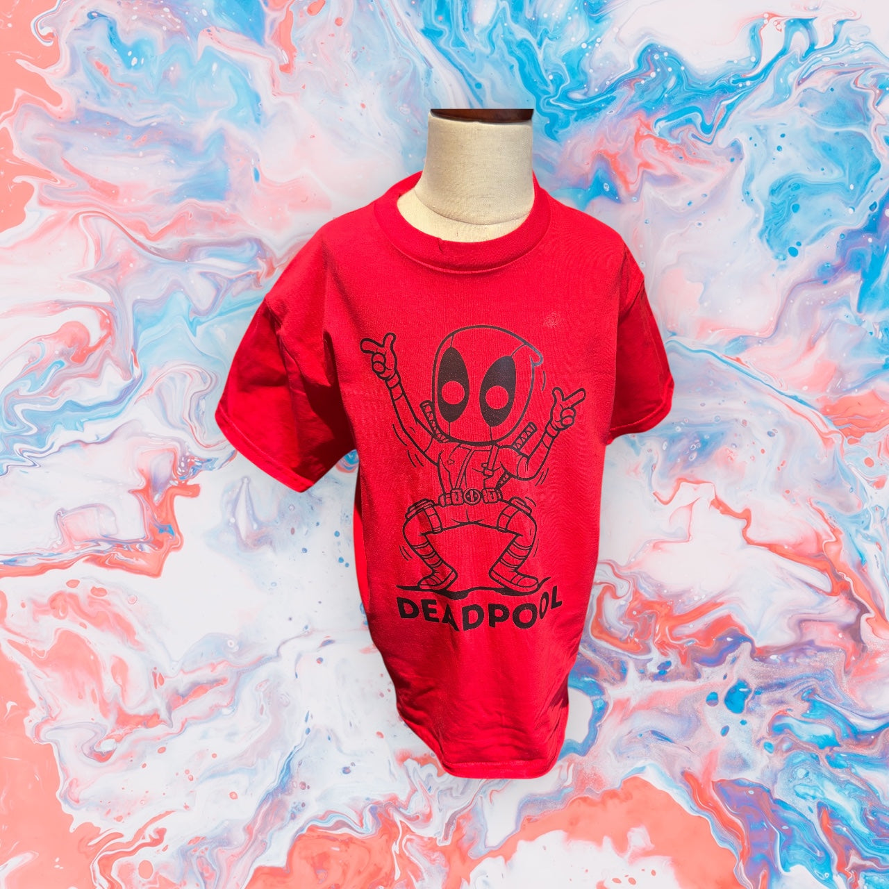 Printed Youth T-shirt (Deadpool)