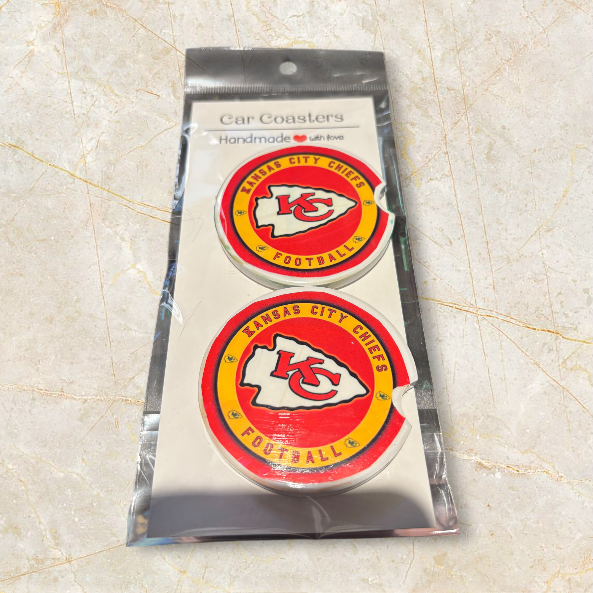 Printed Car Coaster Set (KC)