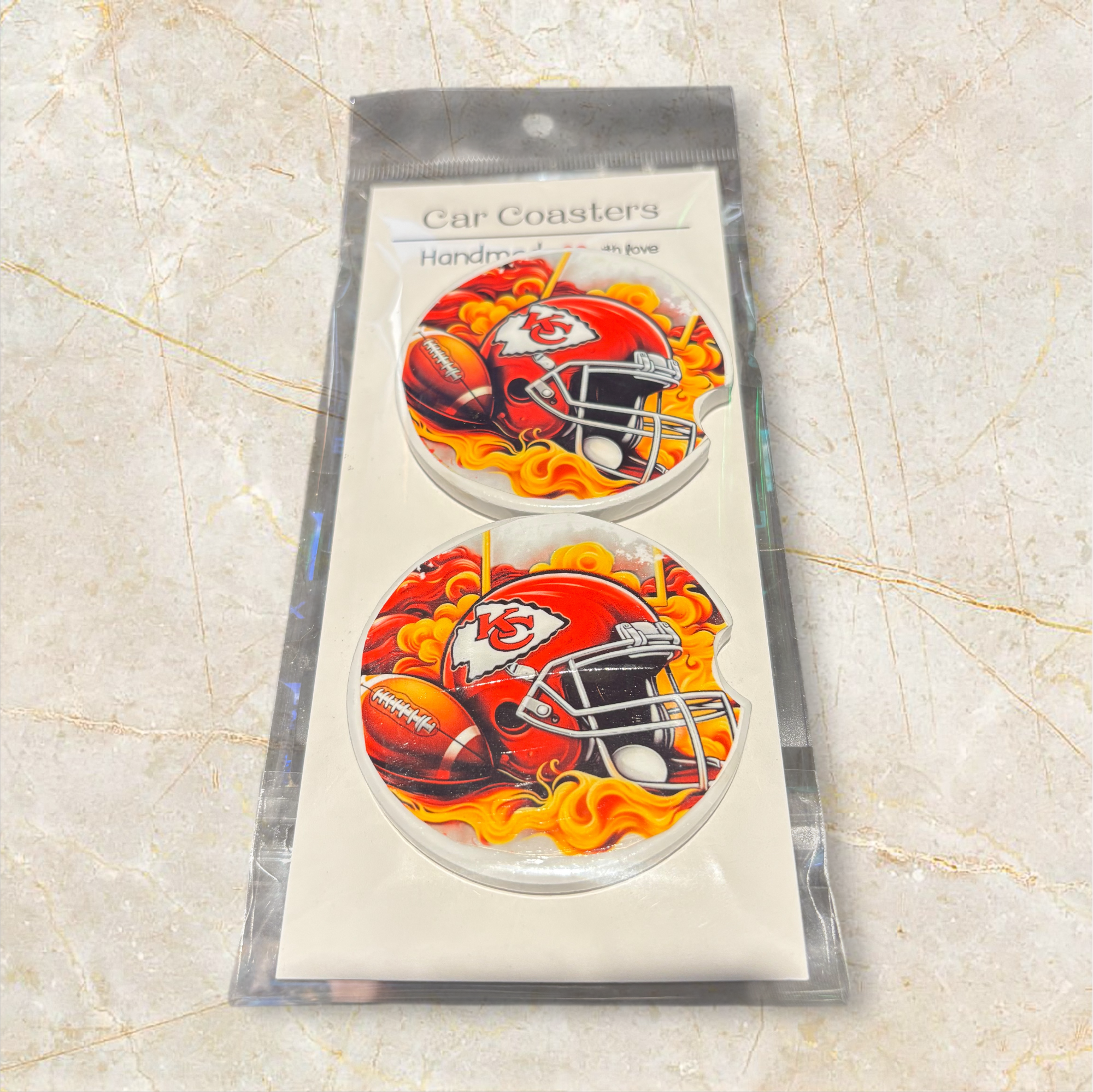 Printed Car Coaster Set (KC)