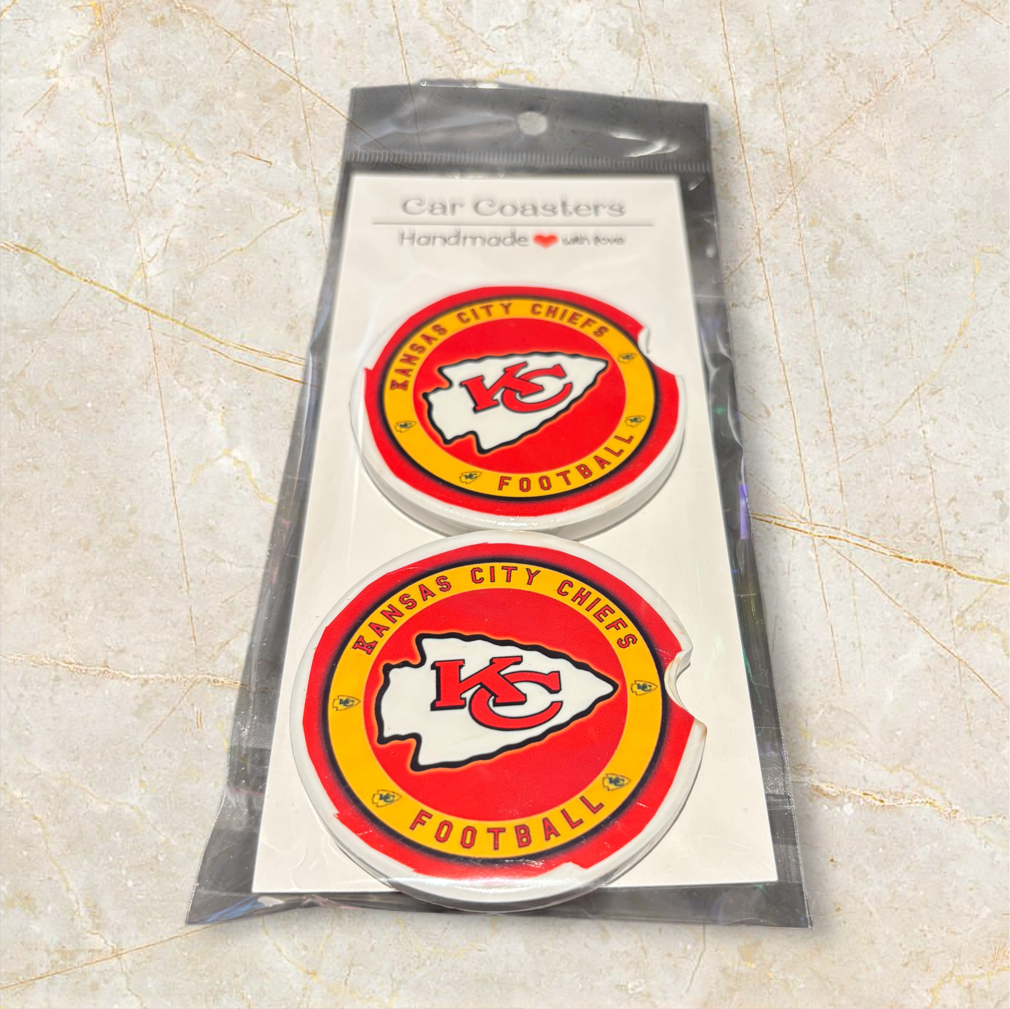 Printed Car Coaster Set (KC)