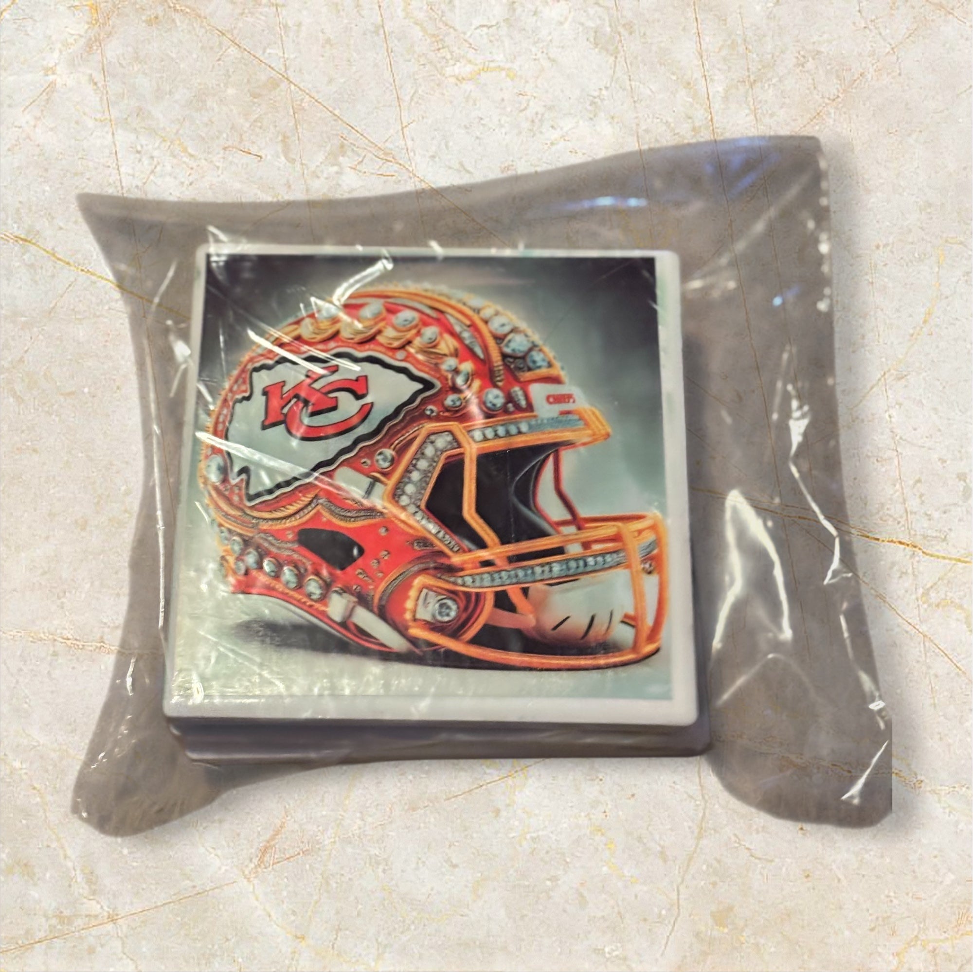 Printed Square Coaster Set of four (KC)