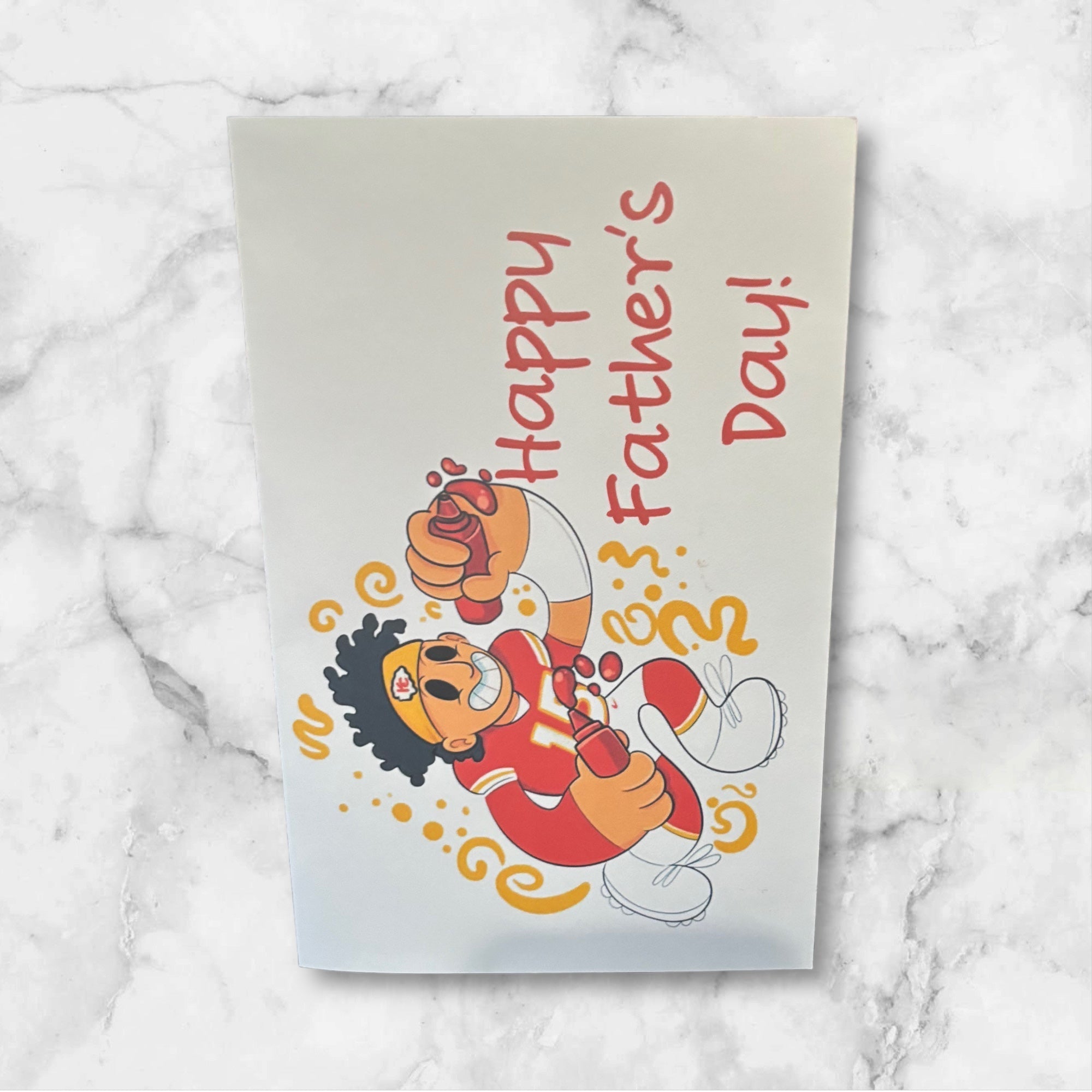 Printed Father's Day card (KC)