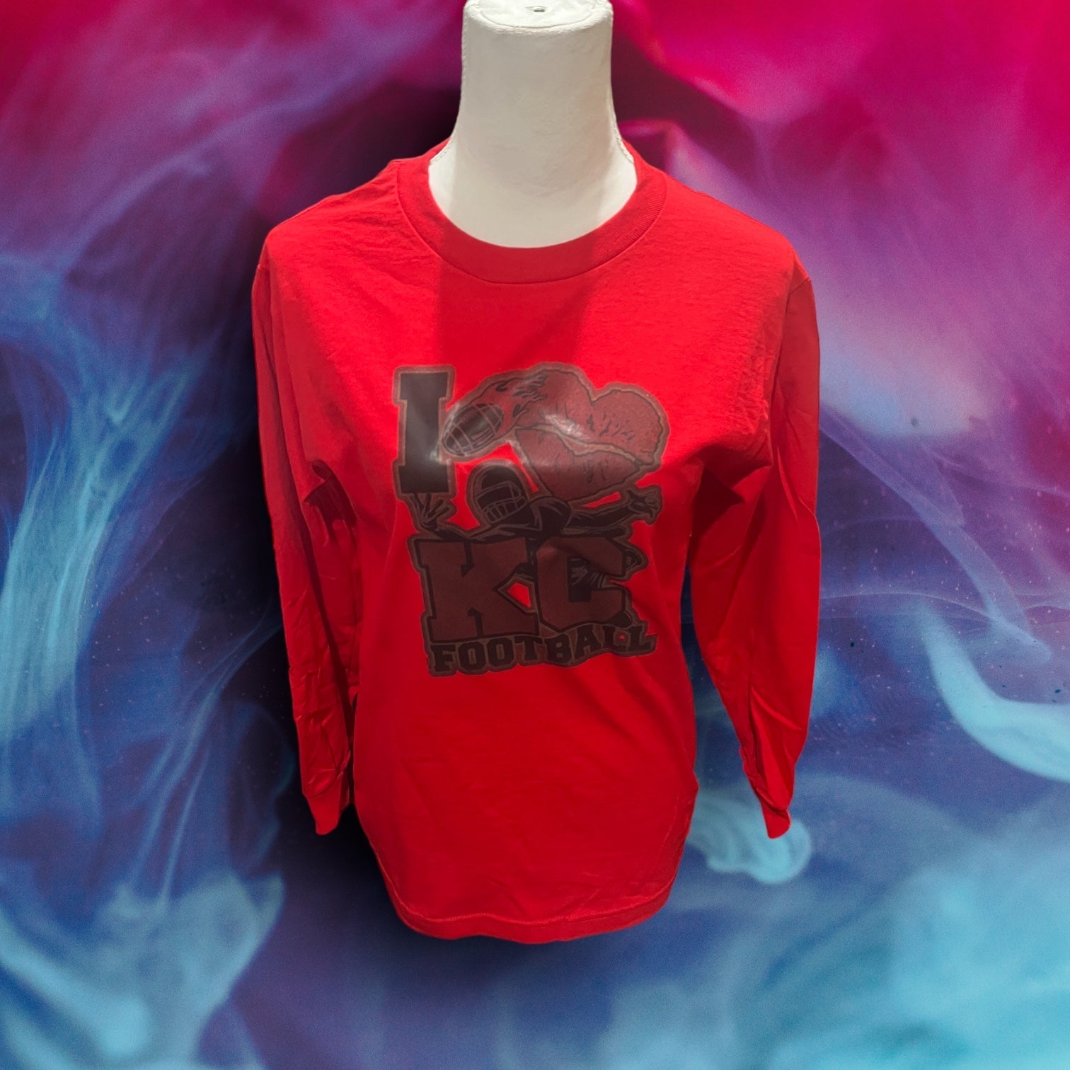 Printed Alstyle Long Sleeve T-Shirt (KC)