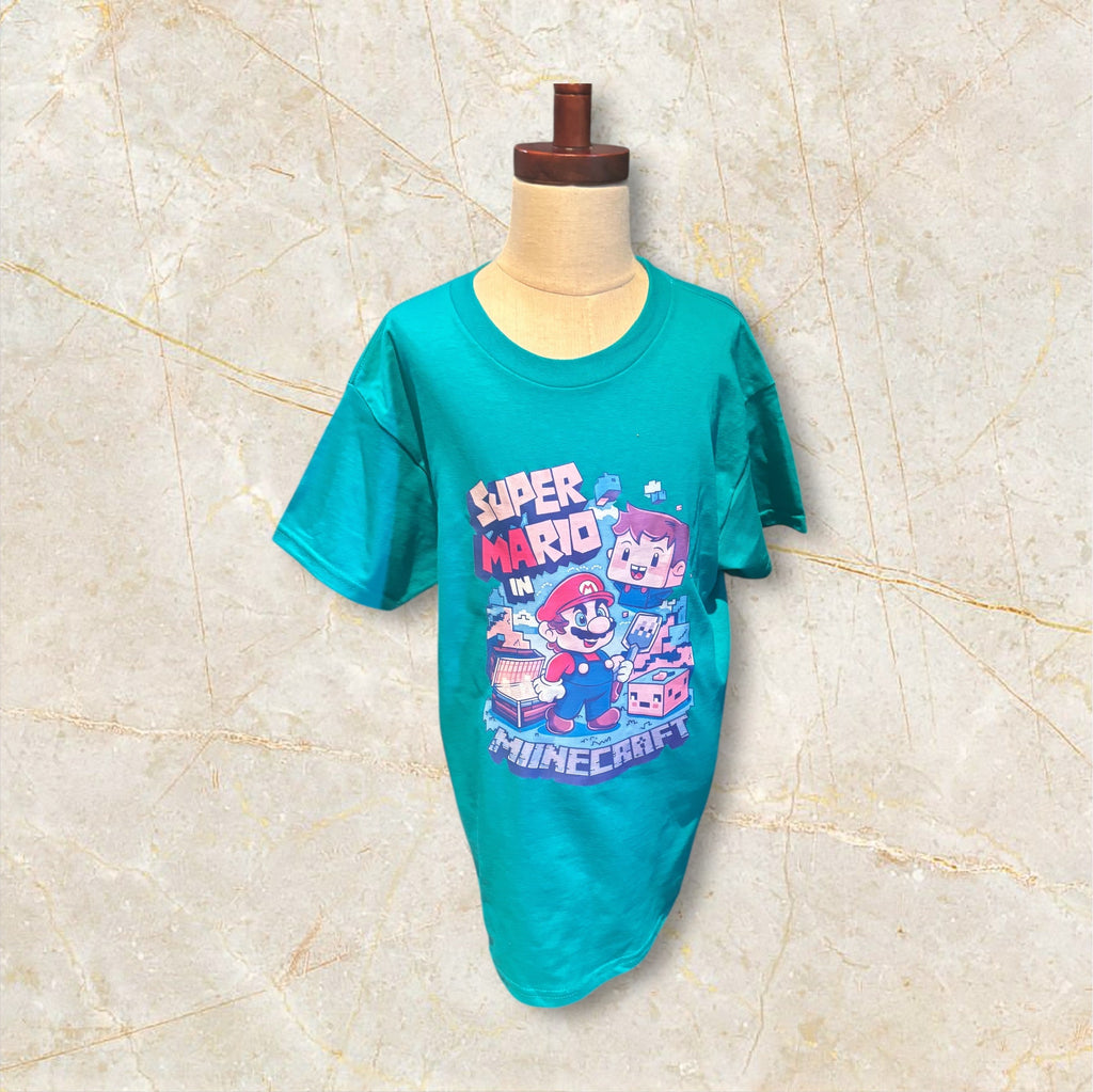 Printed Youth T-shirt (Mario)