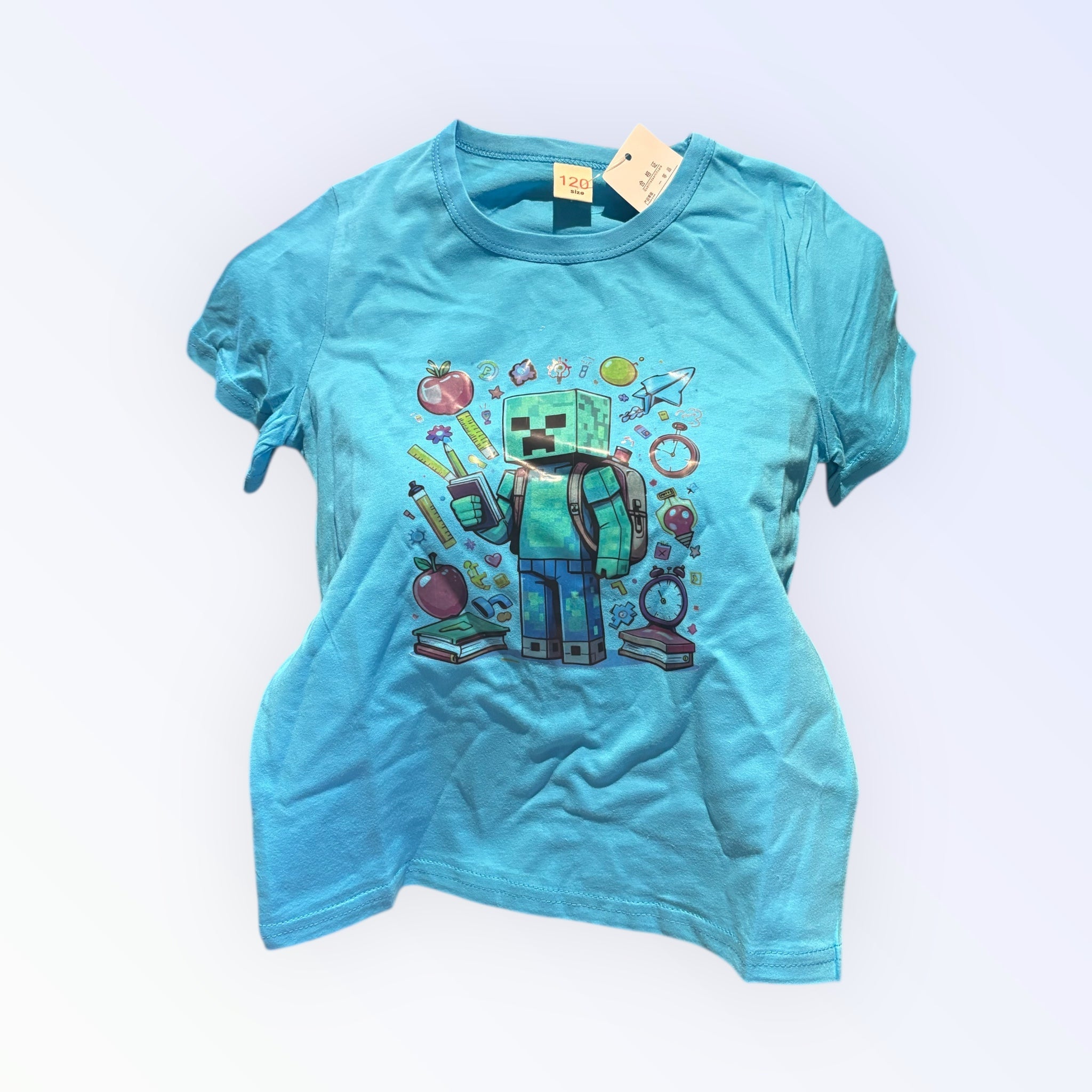 Printed Toddler T-shirt (Minecraft Back to School)
