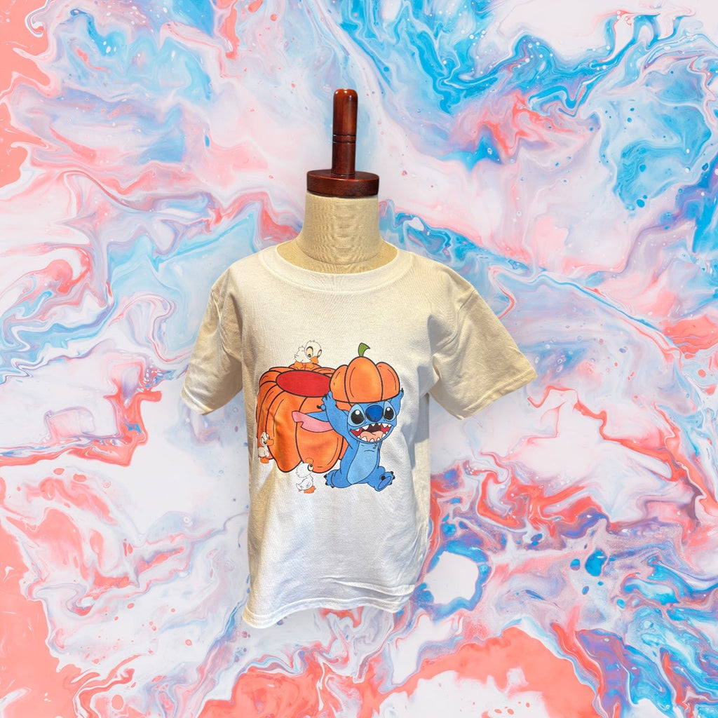 Printed Toddler T-shirt (Stitch Halloween)