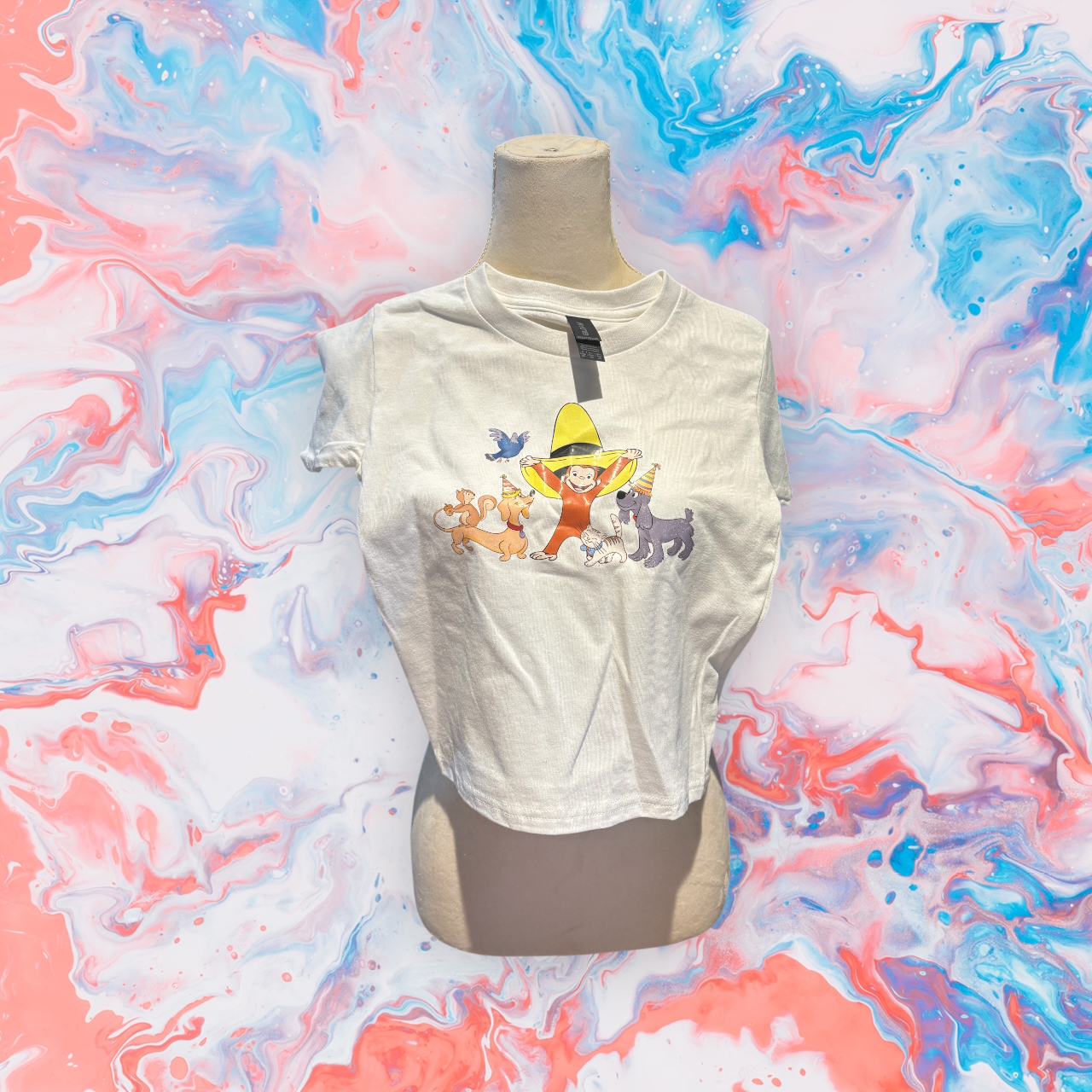 Printed Toddler T-shirt (Curious George)